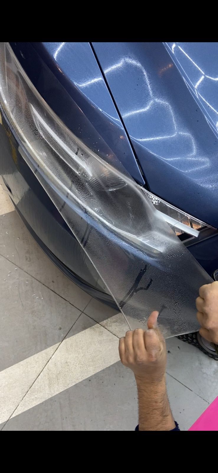 تركيب حماية للانوار الامامية